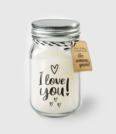 Vela perfumada en vaso Paperdreams - te amo