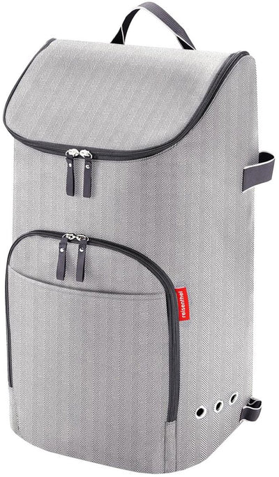 Reisenthel city cruiser bag bolsa para carro de compra - 45l - gris espiga gris claro
