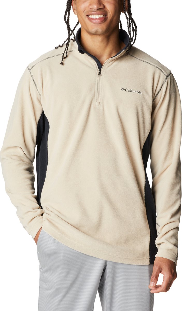 Columbia klamath range™ ii half zip fleecetrui - outdoortrui - fleece trui - heren - maat m - bruin
