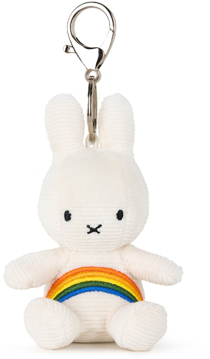 Bon ton Toys Miffy - llavero arcoíris blanquecino - 10 cm - 4''