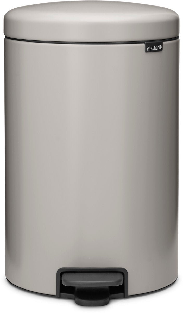 Brabantia newicon prullenbak - 20 liter - soft grey