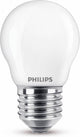 Lámpara de bola LED Philips mate - 40 W - E27 - luz blanca fría