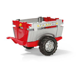 Rolly Toys Trailer Red Silver