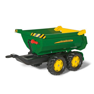 Rolly Toys Trailer Rollyhalfipe John Deere 89 x 45 cm verde