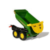 Rolly Toys Trailer Rollyhalfipe John Deere 89 x 45 cm verde