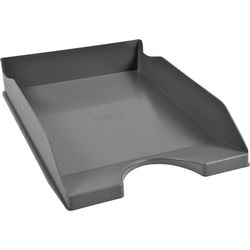 Vaschetta portalettere per ufficio 255x65mm c4 grigio scuro