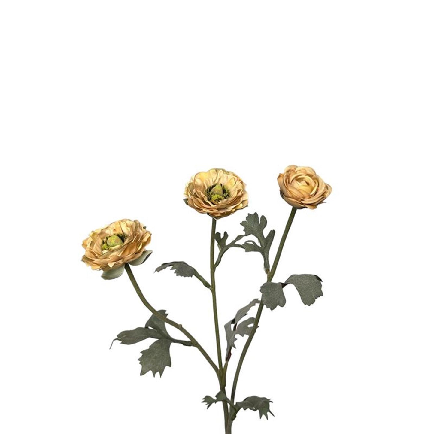 Collezione Roberts fiore artificiale ranuncolo 48 cm crema