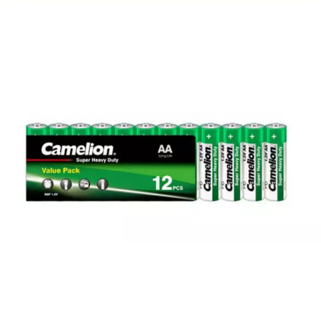 Camelion AA Zink-Carbon Batteries por 12