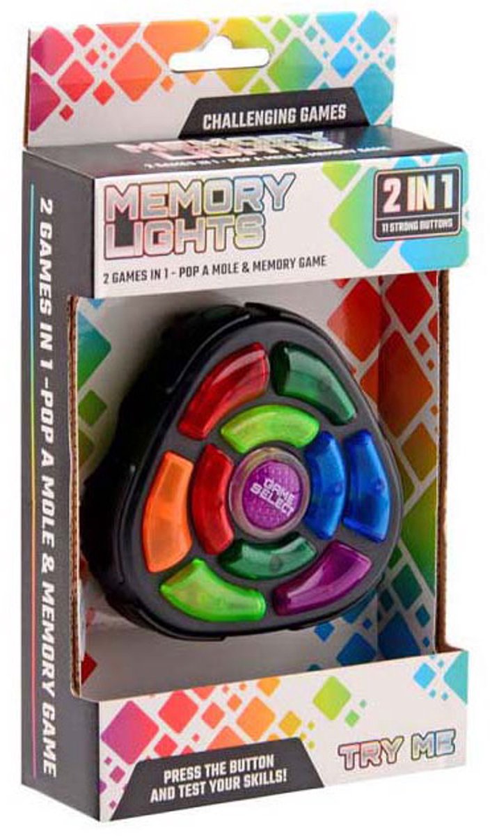 Johntoy memory game 2 in 1 gioco di luci interattivo