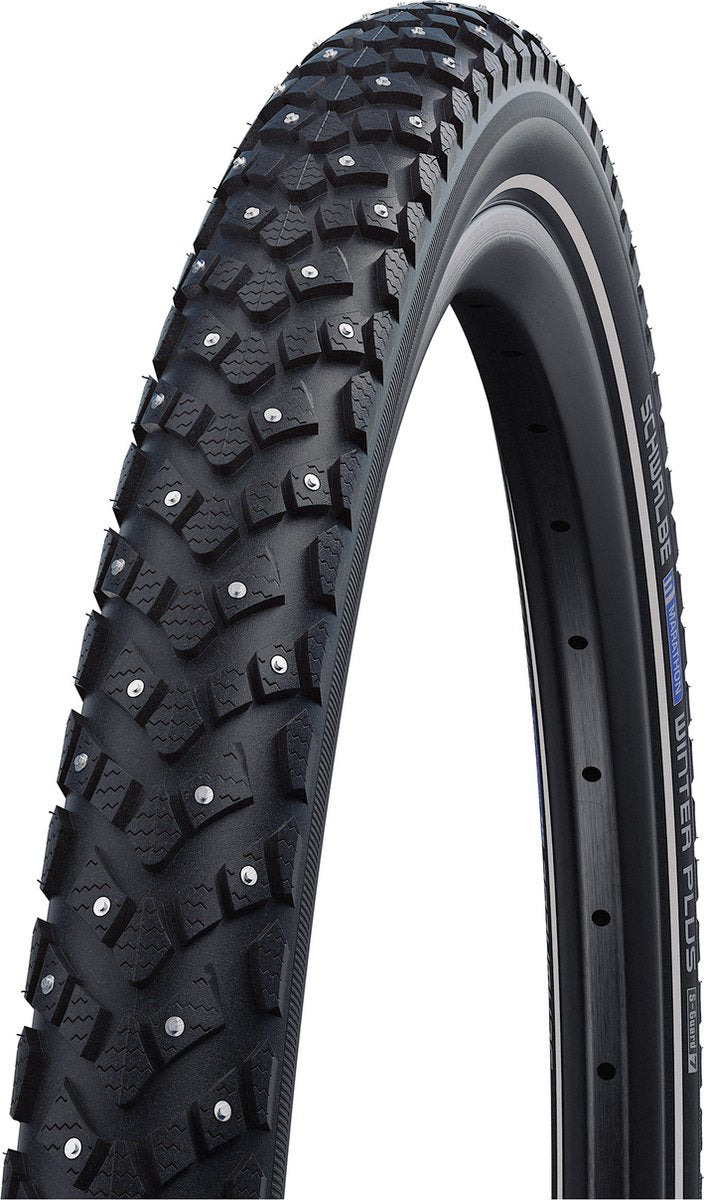Schwalbe Tire 20-1.60 (42-406) Marathon Winter Plus Perf.zw Refelección