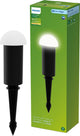 Philips led philips edwina gardenlink - sokkellamp met spies - 24v - warm wit licht; 2700k - zwart - tuinpadverlichting