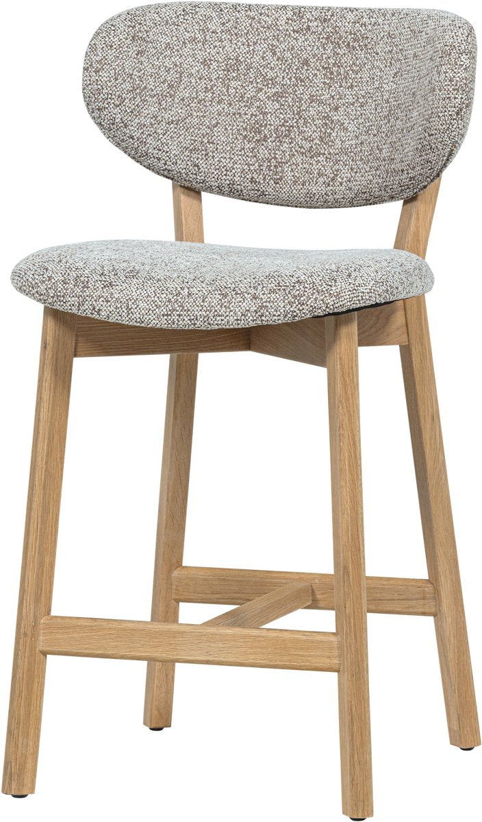 Silla de bar Woood udar con estructura de madera - madera - natural - 94x51x58
