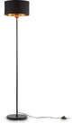 B.k.licht - lámpara de pie - lámpara de salón - lámpara de pie industrial - lámpara de pie - con casquillo E27 - h: 141,5cm