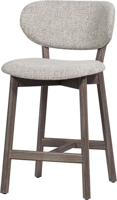 Woood udar barstoel met houten frame - hout - bruin - 94x51x58