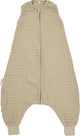 Meyco baby uni baby zomer slaapoverall jumper - pre-washed hydrofiel - sand - 92cm - 0.5 tog