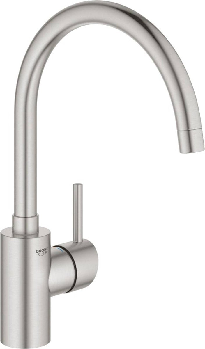 Grohe concetto keukenkraan - draaibare uitloop - rvs (supersteel)