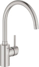 Grifo de cocina Grohe concetto - caño giratorio - acero inoxidable (supersteel)