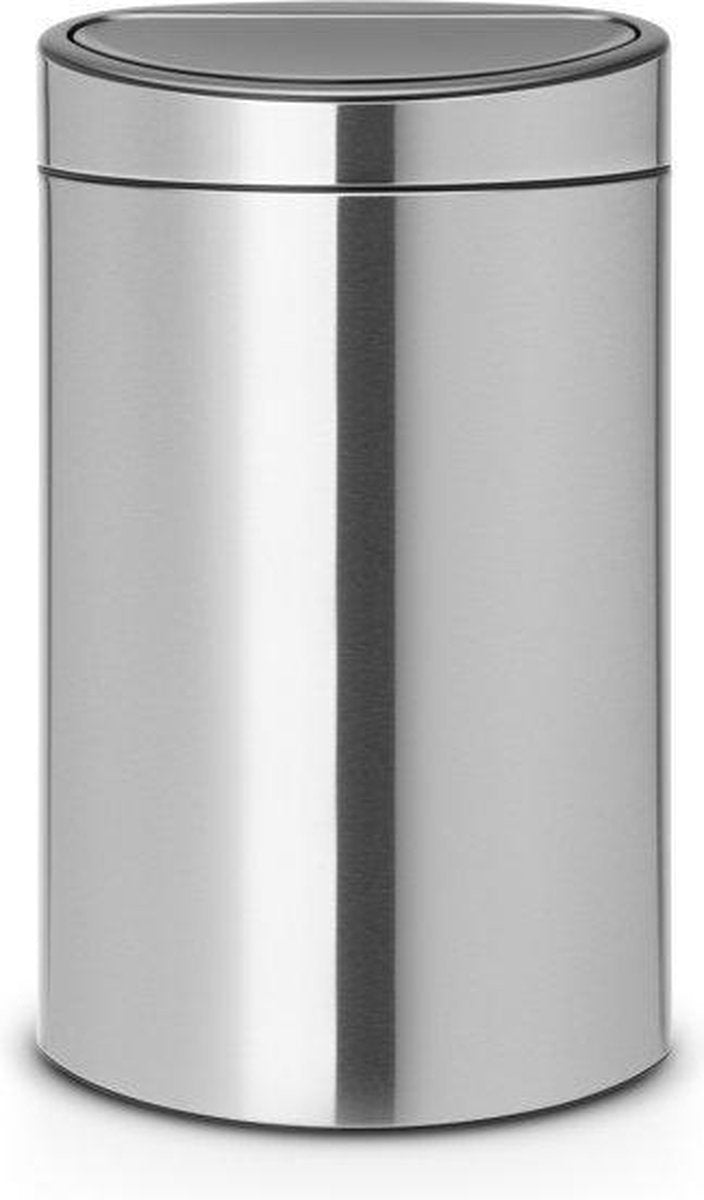 Papelera Brabantia touch bin - 40 litros - acero mate