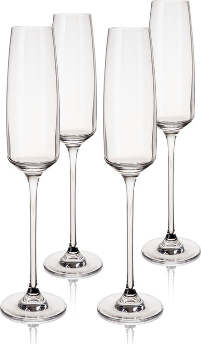 Bicchiere da champagne Viski riserva julien - cristallo - 175 ml - 4 pezzi