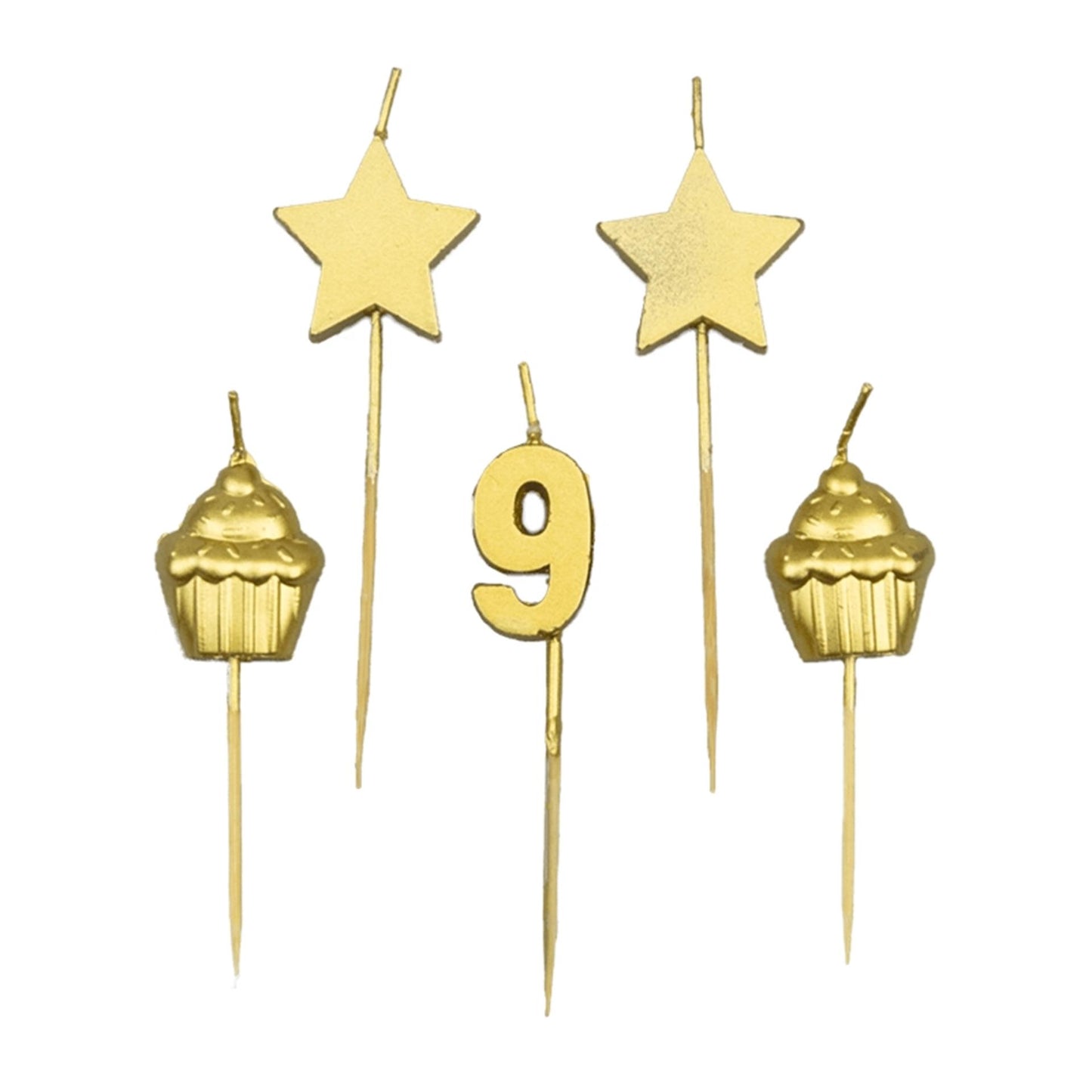 Candeline per torta Paperdreams - 9 anni