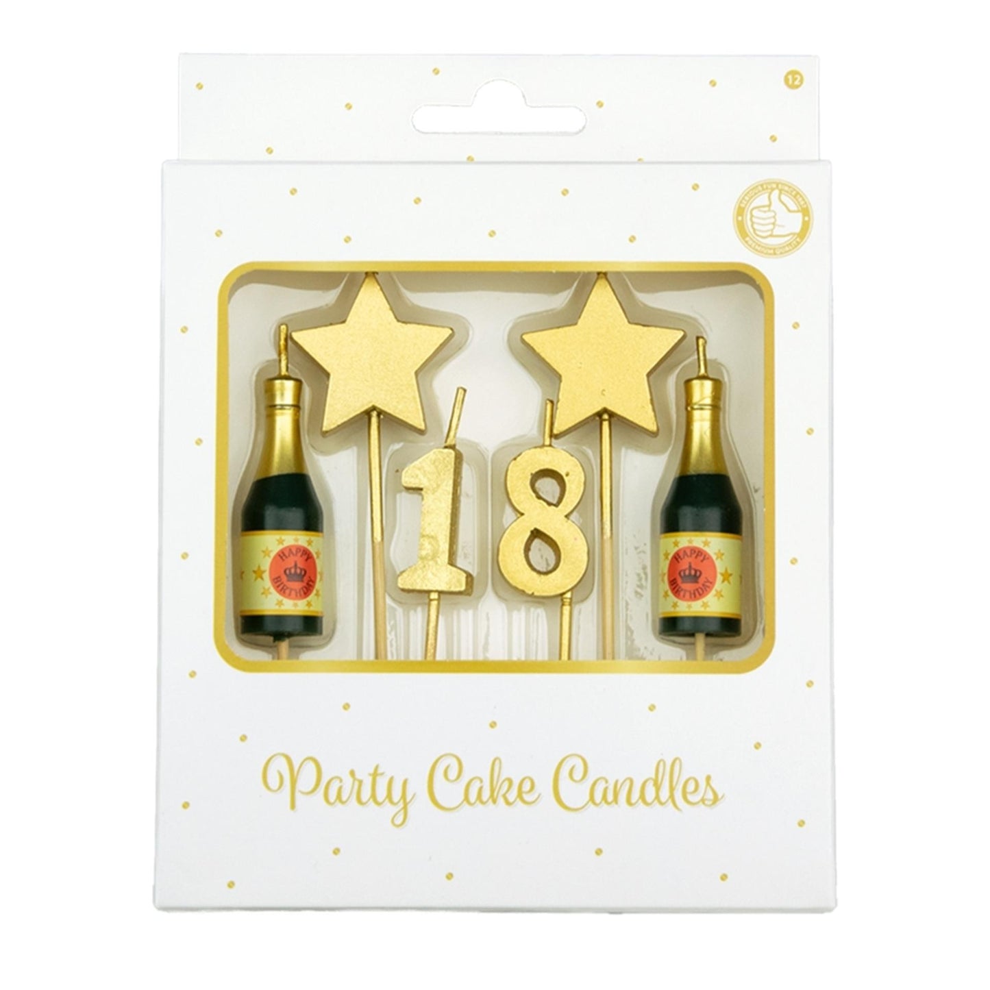 Candeline per torta Paperdreams - 18 anni
