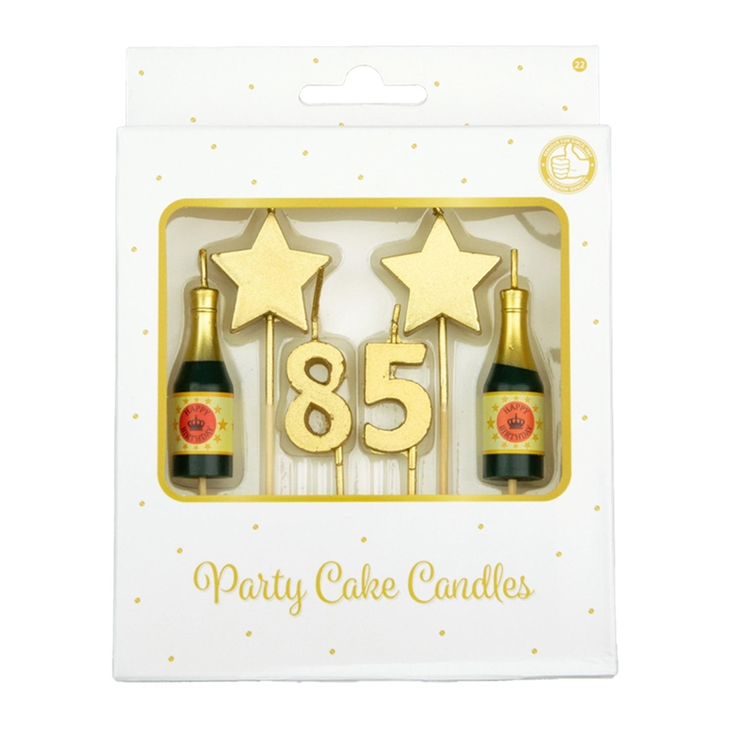 Candeline per torta Paperdreams - 85 anni