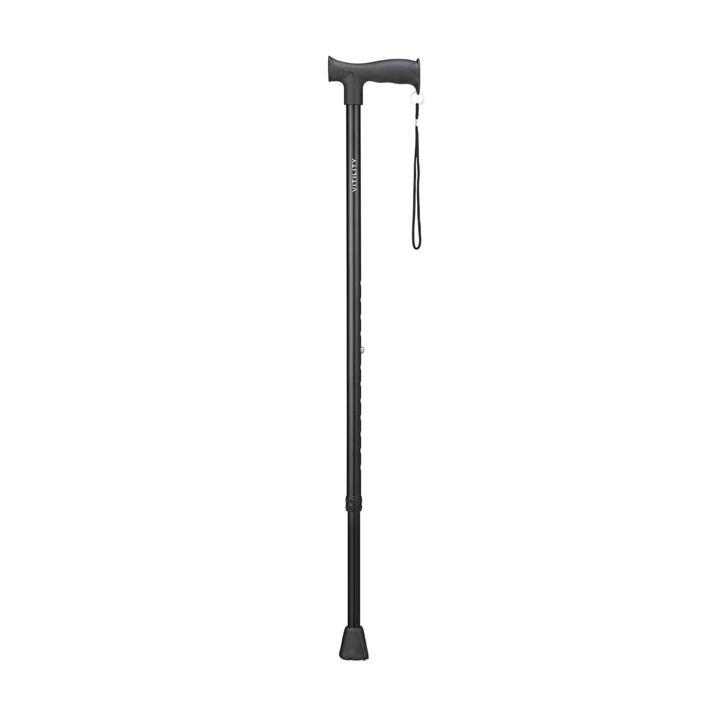 Vitility wandelstok - zwart