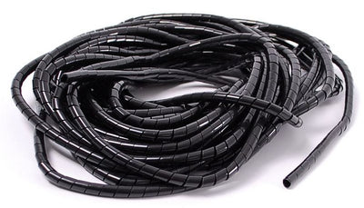 Nastro a spirale per cavi senza marchio 4 mm nero 10 m