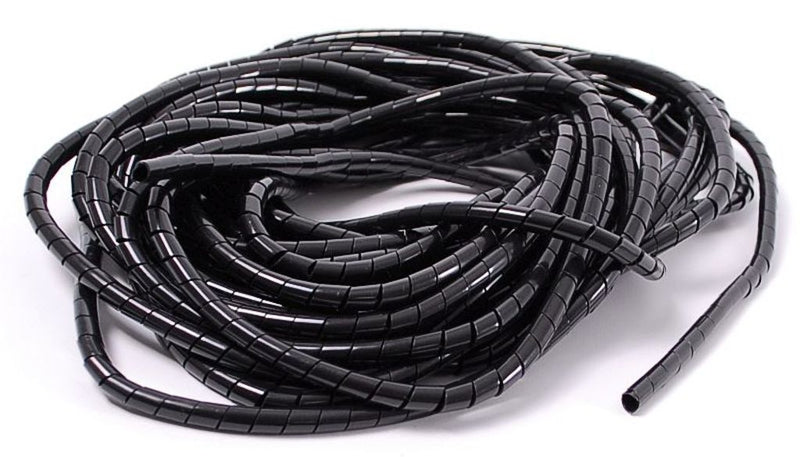Nastro a spirale per cavi senza marchio 4 mm nero 10 m