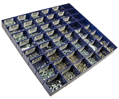 Cassettiera XLC 1 dado piastra rondella elastica in acciaio inox placcato
