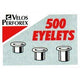Rivetti velo n. 2 rame 4,2 mm