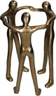 Statuetta ornamentale da collezione HD in alluminio 21x21x36 cm