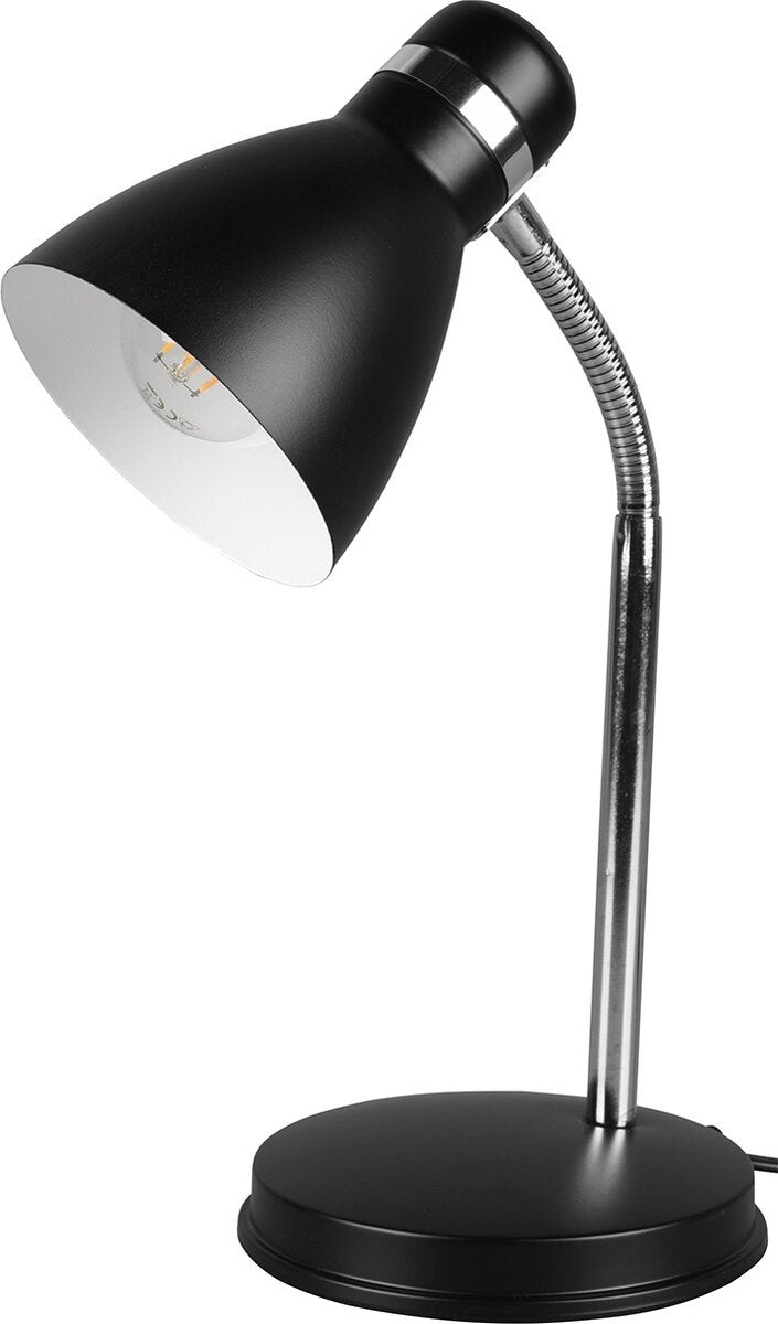 Rl vive tu luz realidad harvey - lámpara de mesa - lámpara de escritorio - negro mate - flex - excl. 1xe27 4w