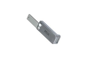 Basil MIK Stick - Sleutel, uitklapbaar, grijs
