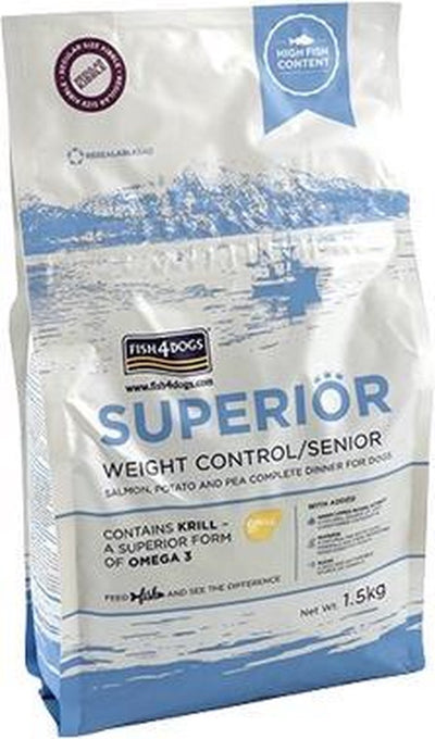 Fish4dogs superior senior weight control - small bite - 1.5 kg