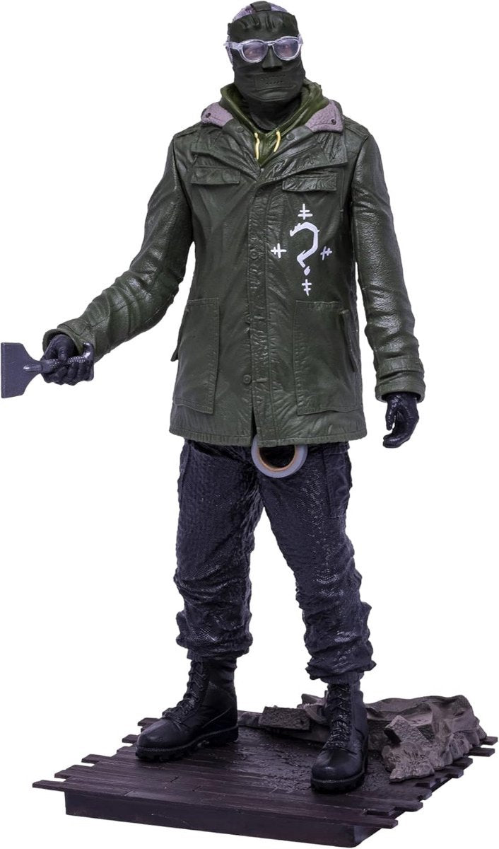 Mcfarlane juguetes acertijo - la película de batman posó estatua de pvc 30 cm