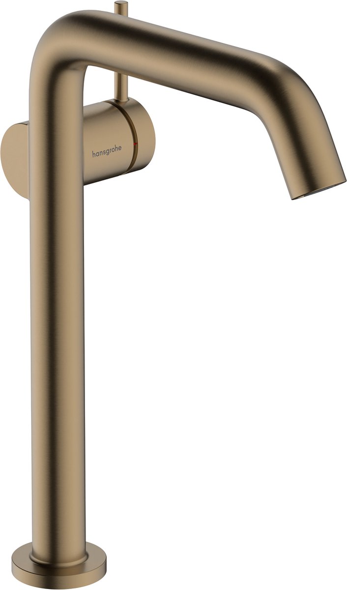 Hansgrohe tecturis s - wastafelkraan - ééngreeps bediening - coolstart energiebesparend - zonder waste - 240mm maat - brushed bronze