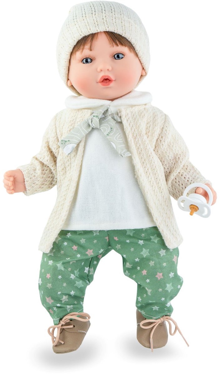 Marina pau marina - pau babypop winterset 40cm pop met haar speelgoed.