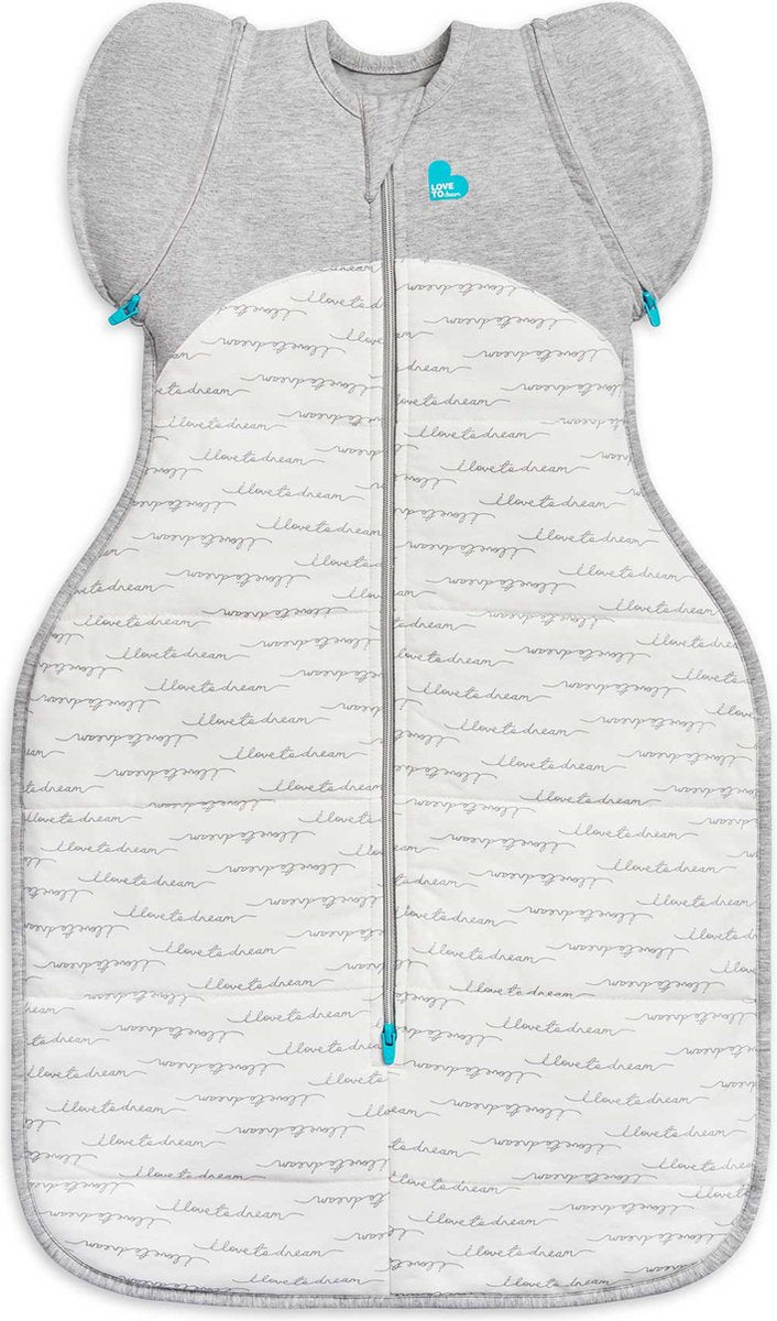 Love to dream ™ saco de dormir para bebé swaddle up™ - envoltorio reducido - bebé 3-6 meses - 6-8,5 kg - invierno - blanco