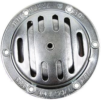 Rms claxon horns 6v d71mm chrome