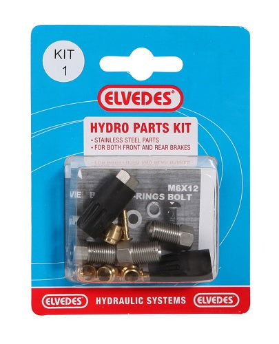 Hydraulische onderdelen kit 1 M8 + M8 RVS voor