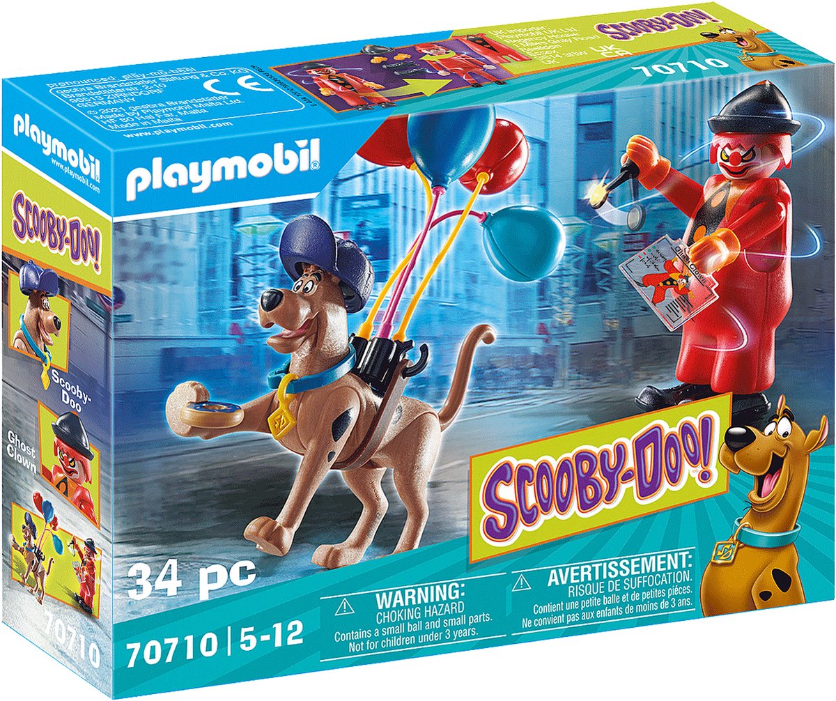 Playmobil Scooby-Doo! Adventure with Ghost Clown