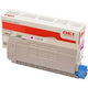 Cartuccia toner oki c712 magenta