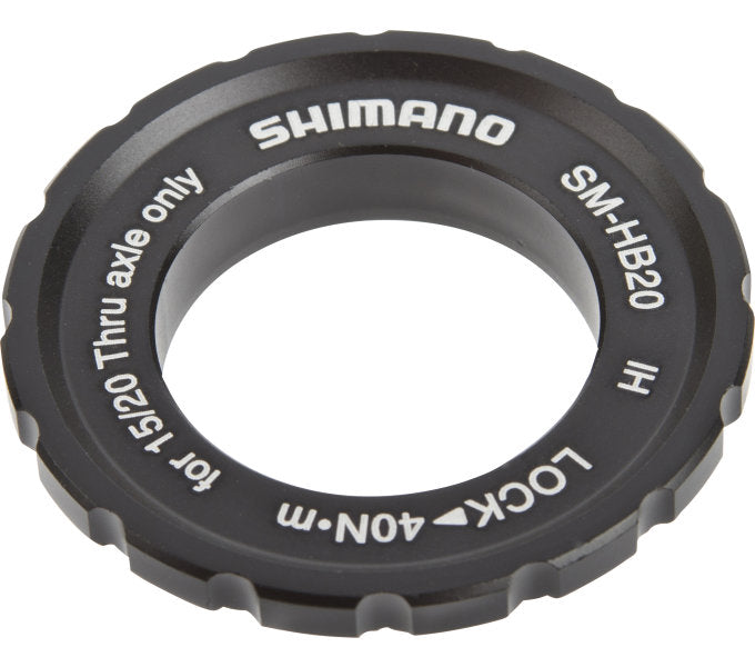 Anello di blocco centrale dell'adattatore del freno Shimano per asse a stella SM-HB20