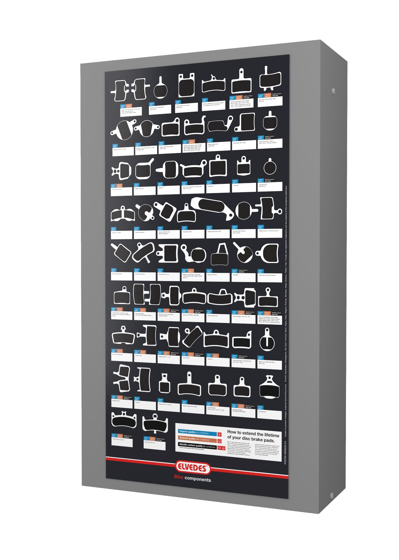 Schijfremblokjes display Elvedes Discovery Starter Kit - gevuld