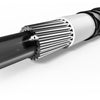 Elvedes de cable de drenaje de interruptor con revestimiento de Ø4.9 mm de negro trenzado ultra ligero (30 metros de caja)