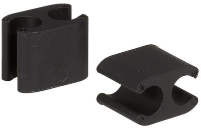 Elvedes Cable Clips Duo PVC para DI2 5.0 mm + 2.5 mm de negro (50 piezas)