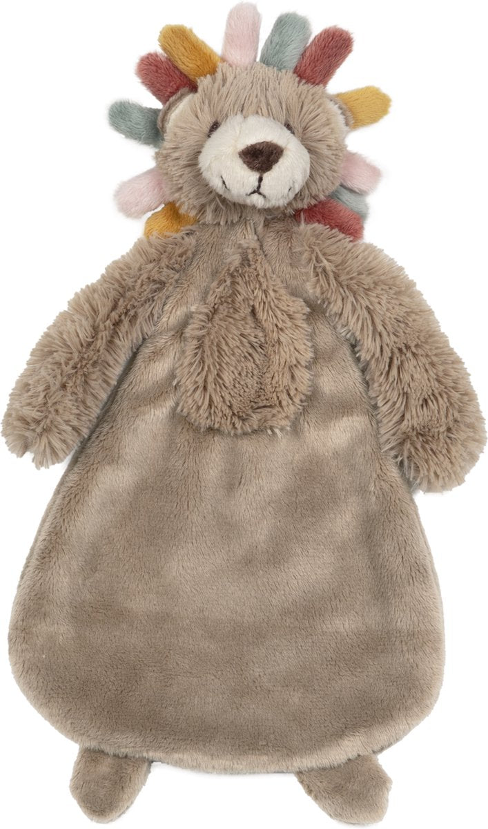 Happy horse leeuw leon knuffeldoekje - bruin multi colour - baby cadeau