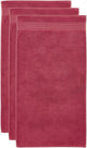 Beddinghouse care cotton - handdoek - 60x100 cm - set van 3 - rood