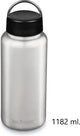 Botella para beber Klean kanteen ancha de acero inoxidable 40 oz 1182 ml de ancho con tapa de bucle